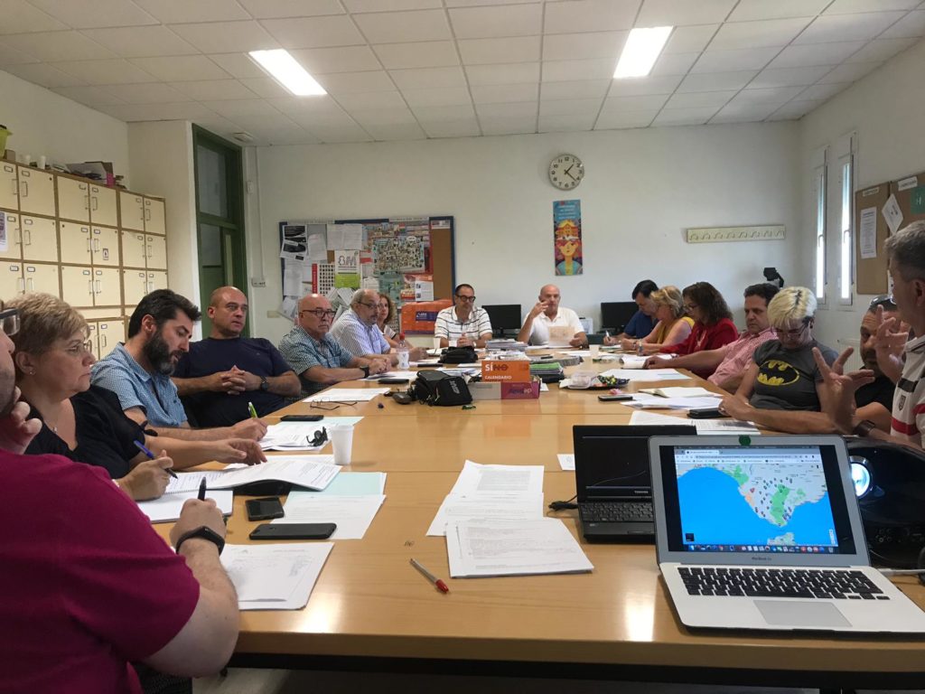 Reunión de trabajo de Adián Cádiz