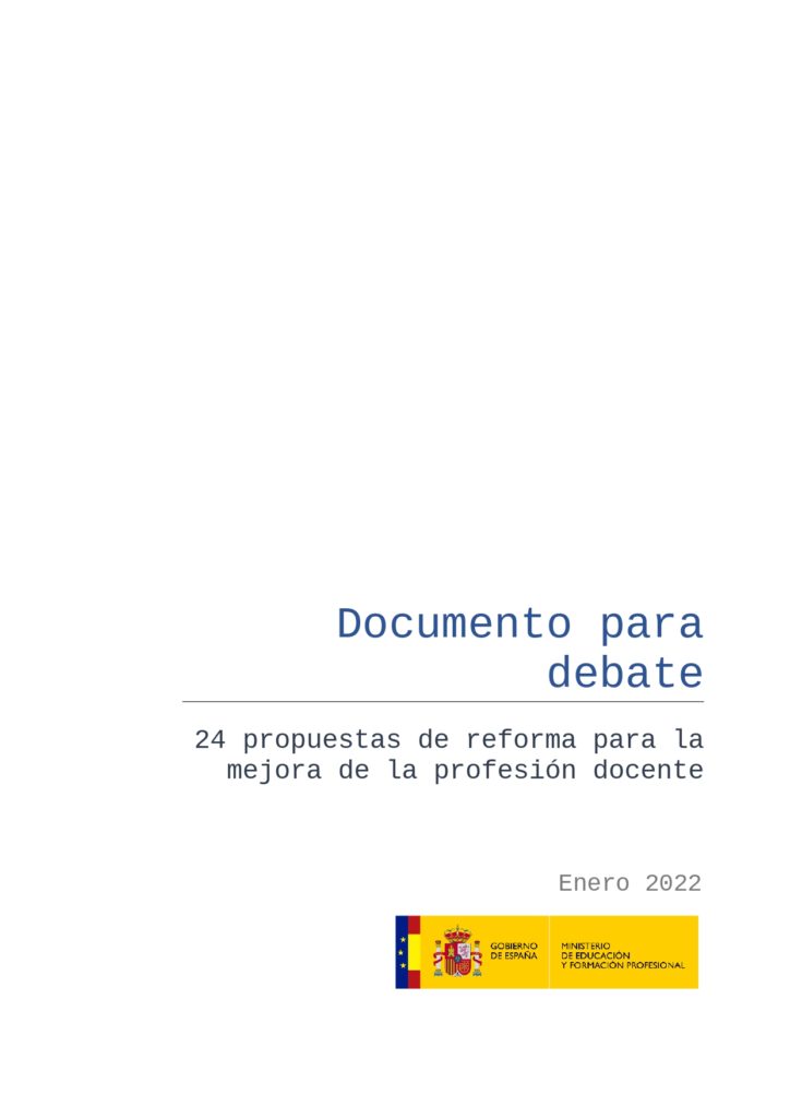 24 propuestas de reforma para la mejora de la profesión docente