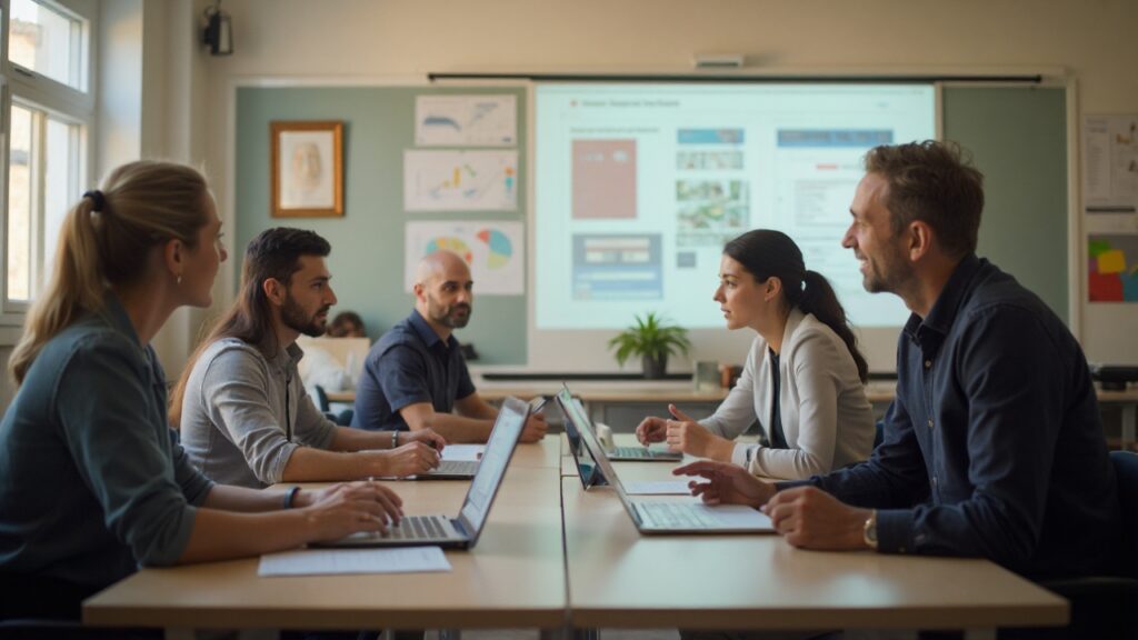 Una escuela de Washington D.C. integra la IA en su modelo educativo, con claves de innovación educativa secundaria para directores de IES andaluces.